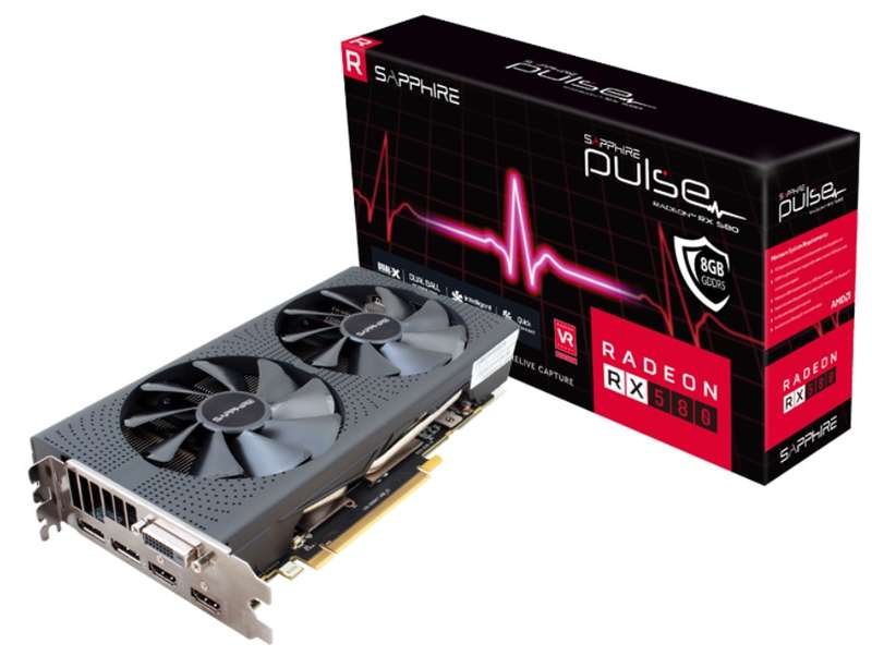 SAPPHIRE PULSE RX580 8G ** GAMING GRAPHICS CARD ** ** EXCELLENT CONDITION ** WARRANTY **