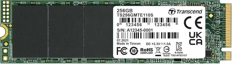 Transcend 256GB NVMe SSD - Good Condition - Warranty
