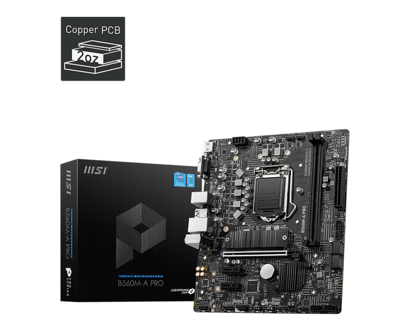 MSI B560M-A PRO **  M-ATX GAMING MOTHERBOARD ** GOOD CONDITION ** WARRANTY **