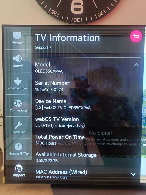 LG OLED 55 inch CX