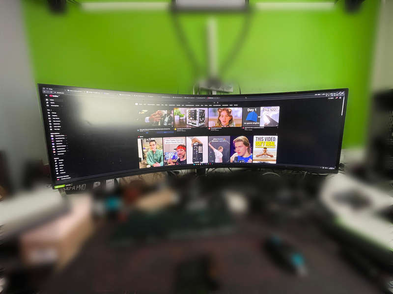 Samsung 49" Gaming Monitor - Odyssey G9 LC49G95TSSNXZA - 240hz, QLED, HDR, G-Sync