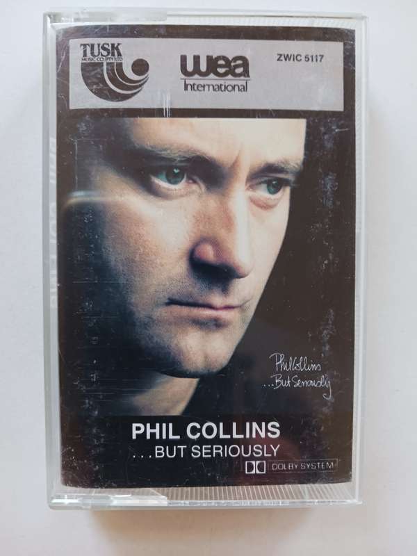 Phil Collins - But Seriously  ( rare 1989 SA released music cassette NM )