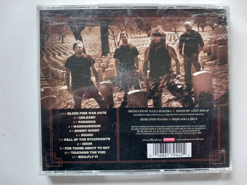 Soullfly - Conquer  ( Released in Europe 2008 picture Disc CD )