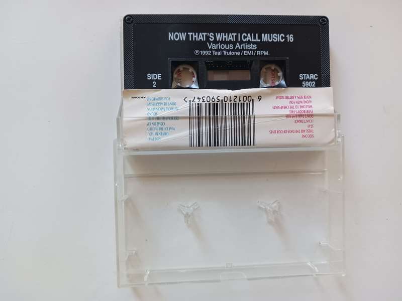 Various -  Now that's What I call Music! 16 ( Scares 1992 SA released Music Cassette NM )