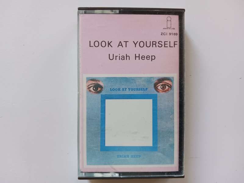 Uriah Heep - Look at Yourself  ( Rare 1971 SA released Music Cassette Pink Label NM.)