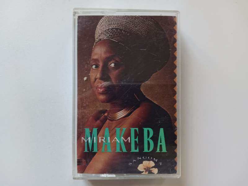 Miriam Makeba - Sangoma   ( 1988  released in Europe music cassette NM )