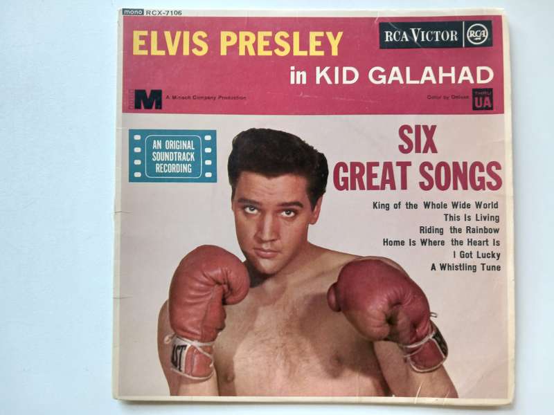 Elvis Presley - Kid Galahad  ( 1983 UK released 7" EP 45 RPM )