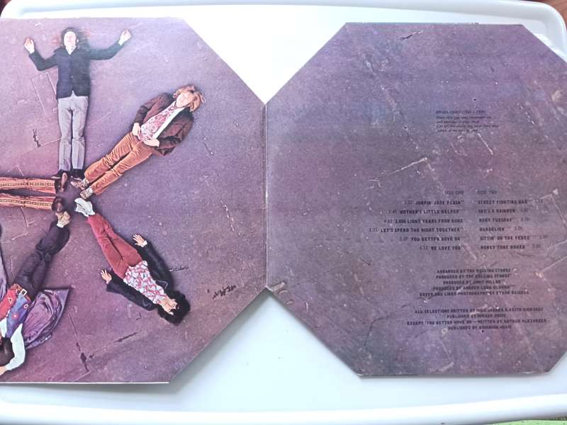 The Rolling Stones -  Through the Past Darkly ( big hits vol 2 ) ( 1969 SA released  LP )