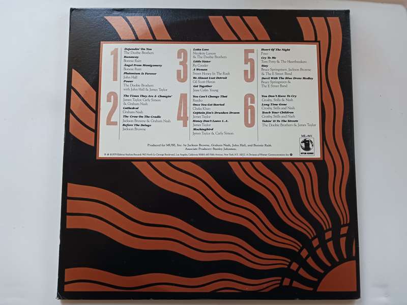 Various -  No Nukes - The Muse Concerts For A Non-Nuclear Future. ( 1979 US Released 3 X vinyl LP NM
