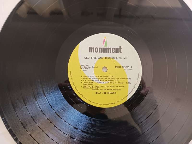 Billy Joe Shaver - Old Five and Dimers Like Me. ( Rare 1973 SA released LP,country,folk.blues.)