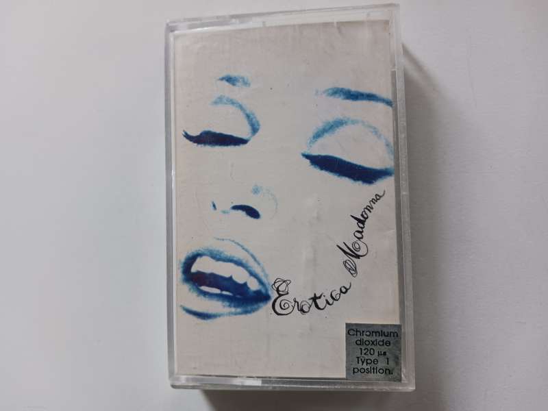 Madonna - Erotica  ( scarce 1992 SA released NM Music Cassette )