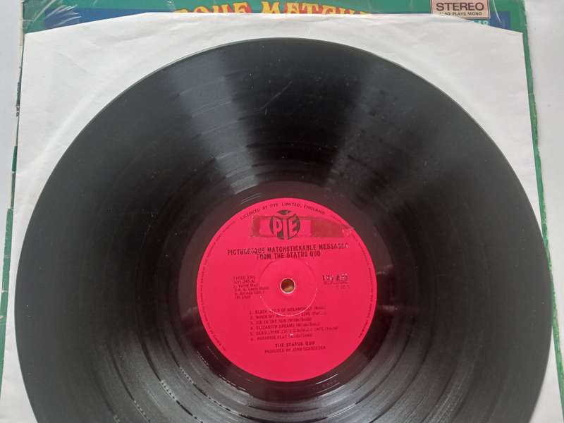 The Status Quo*-Picturesque Matchstickable Messages From The Status Quo (Rare 1968 SA LP )