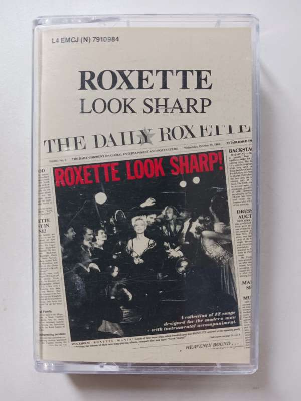Roxette - Look Sharp!  ( Rare 1990 SA released Grey music cassette  NM )
