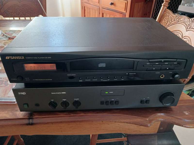Sansui Compact Disc Player CD 200  ( all good ) only CD player for sale