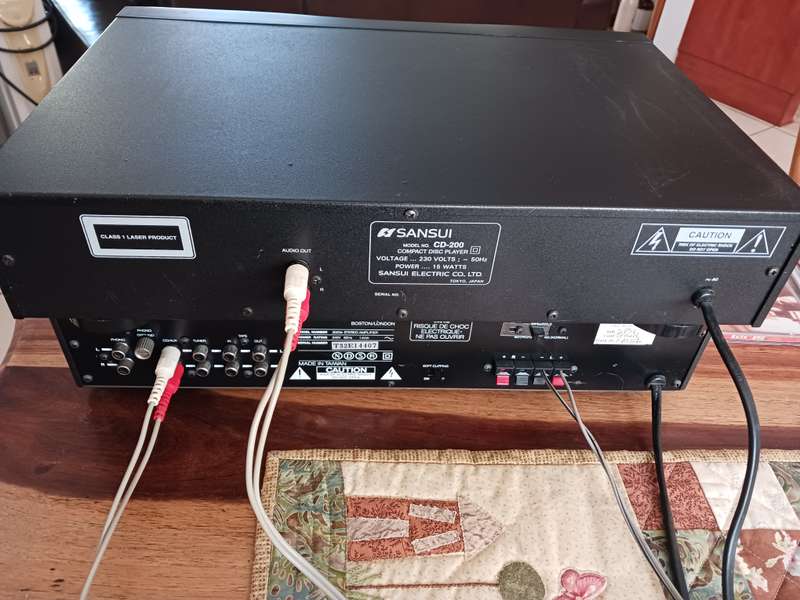 Sansui Compact Disc Player CD 200  ( all good ) only CD player for sale