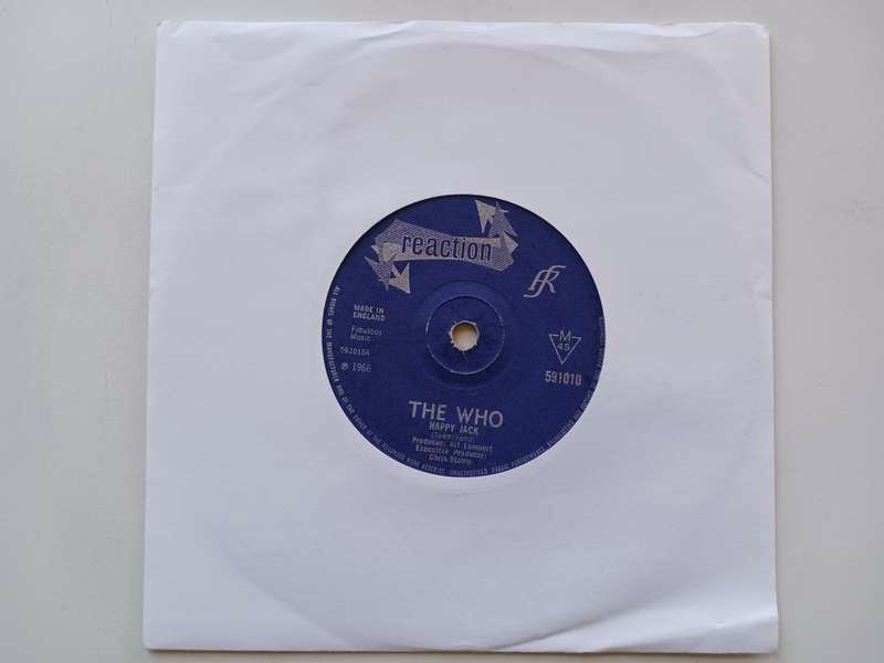 The Who - Happy Jack   ( Scarce 1966 UK released 7" single 45 RPM.)