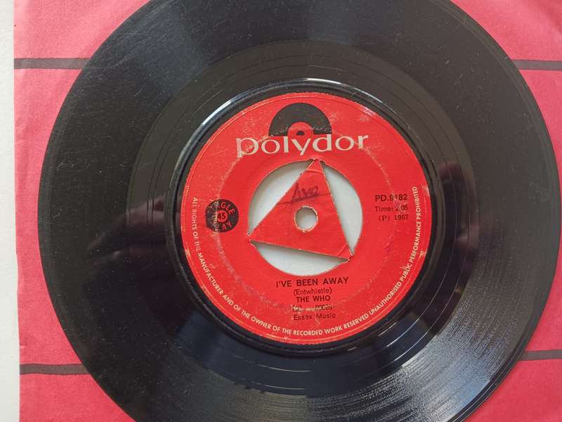 The Who - Happy Jack   ( scarce 1967 SA released 7" single,record )