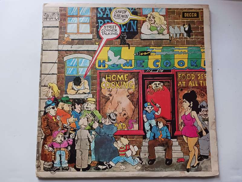 Savoy Brown - Street Corner Talking  ( Rare 1971 SA released Blues Rock LP )