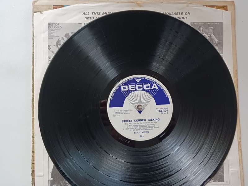 Savoy Brown - Street Corner Talking  ( Rare 1971 SA released Blues Rock LP )