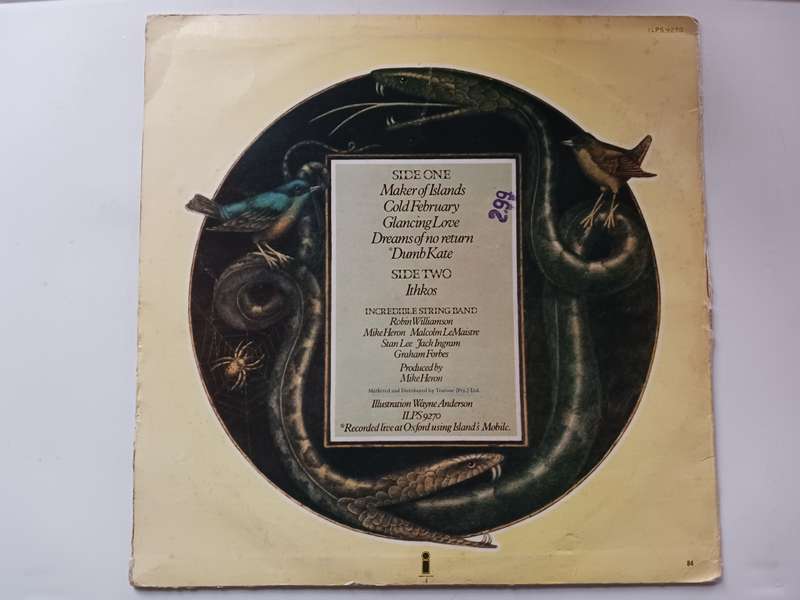The Incredible String Band -Hard Rope & Silken Twine(Rare 1974 SA released Psychedelic / Folk Rock )