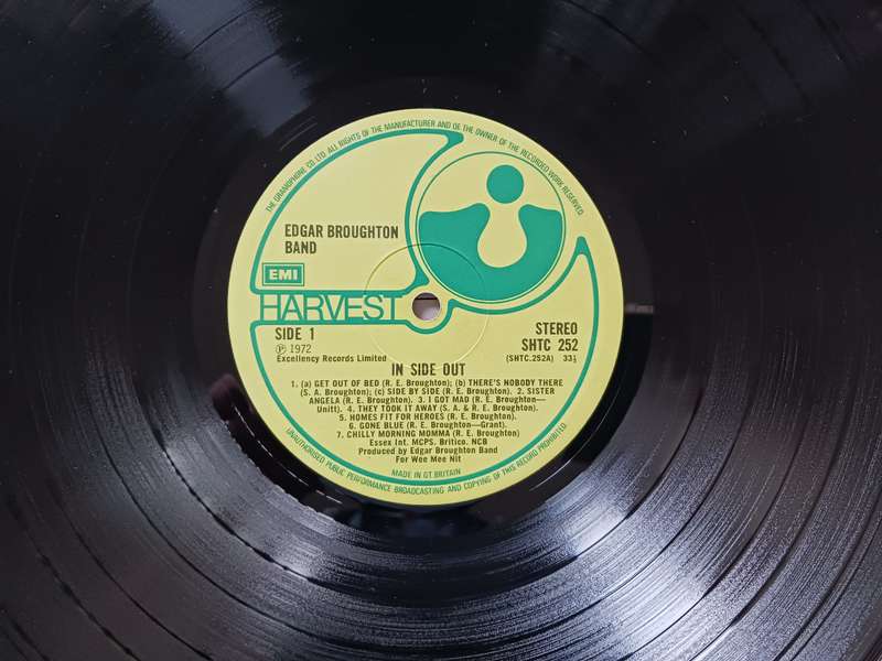 Edgar Broughton Band* - In Side Out ( scarce 1972 UK released Prog Rock LP.)