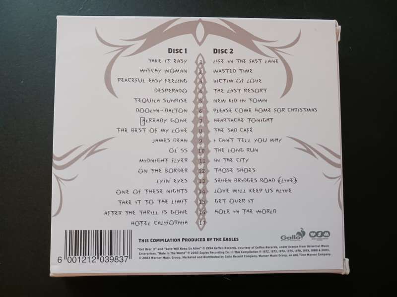 Eagles - The Complete Greatest Hits ( 2003 SA released 2 x CD )