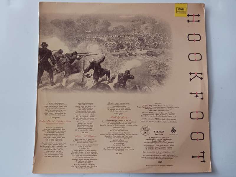 Hookfoot - Roaring  ( scarce 1973 SA released NM blues,rock LP )