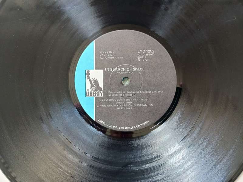 Hawkwind - X in Search of Space  ( Scarce 1972 SA released Prog Rock LP )