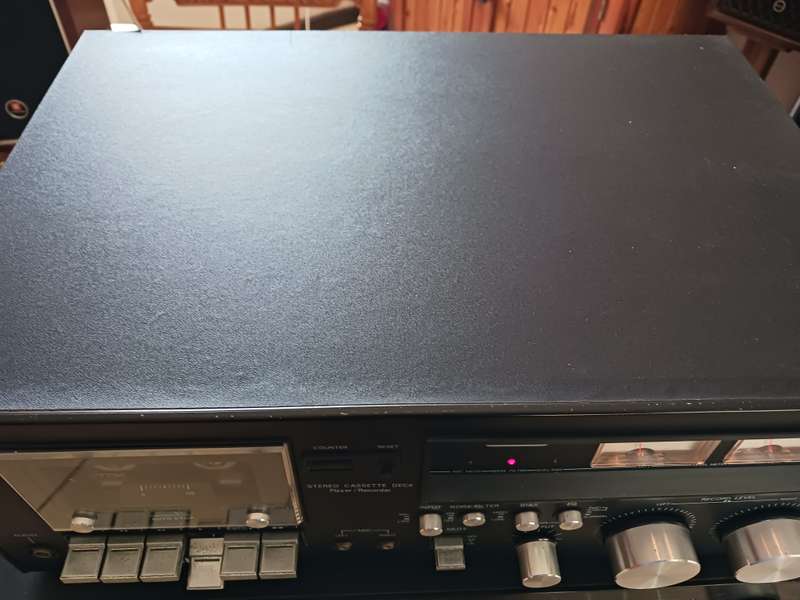 Telefunken - Vintage Receiver TA - 100 matching  Music Cassette Deck,Amplifier and deck working.
