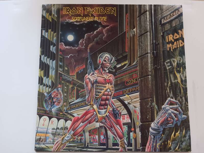 Iron Maiden - Somewhere in Time. ( 1986 UK released LP )