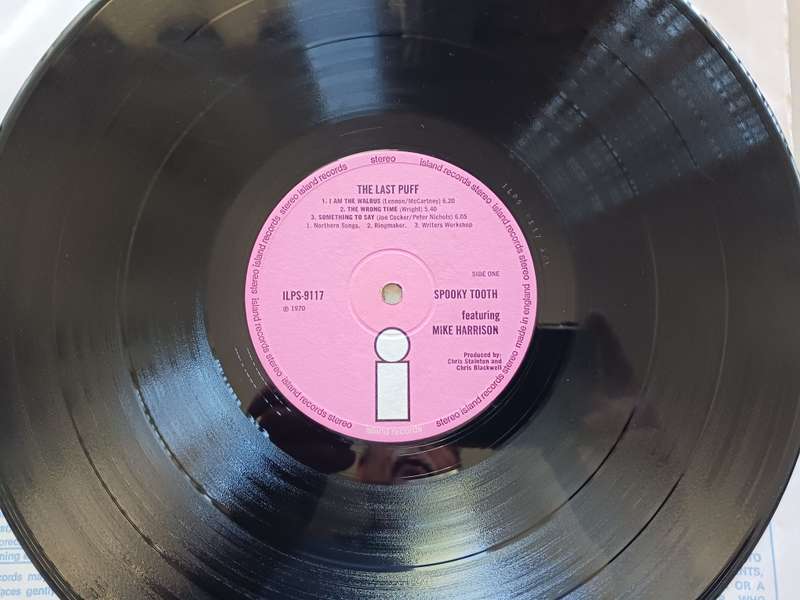 Spooky Tooth - Featuring Mike Harrison - The Last Puff (Scarce 1970 UK rleased LP )