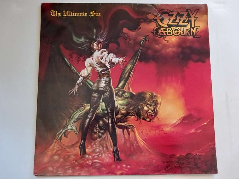 Ozzy Osbourne - The Ultimate Sin   ( 1986 UK released LP.)