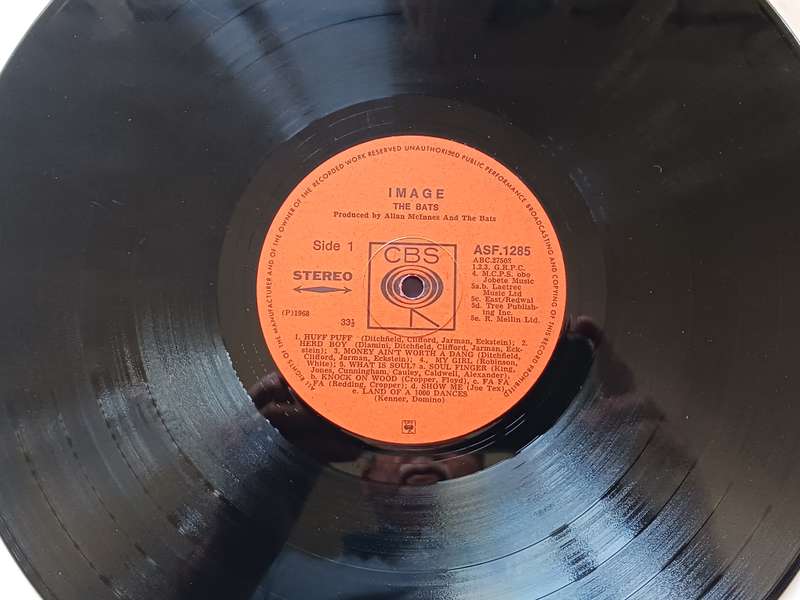 The Bats*- Image  ( scarce 1968 SA released LP  EX  )