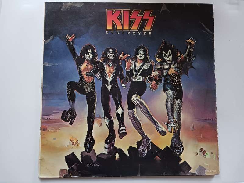Kiss - Destroyer   ( scaece 1976 SA released LP )