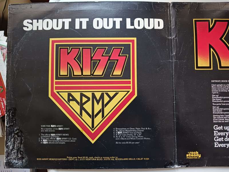 Kiss - Destroyer   ( scaece 1976 SA released LP )