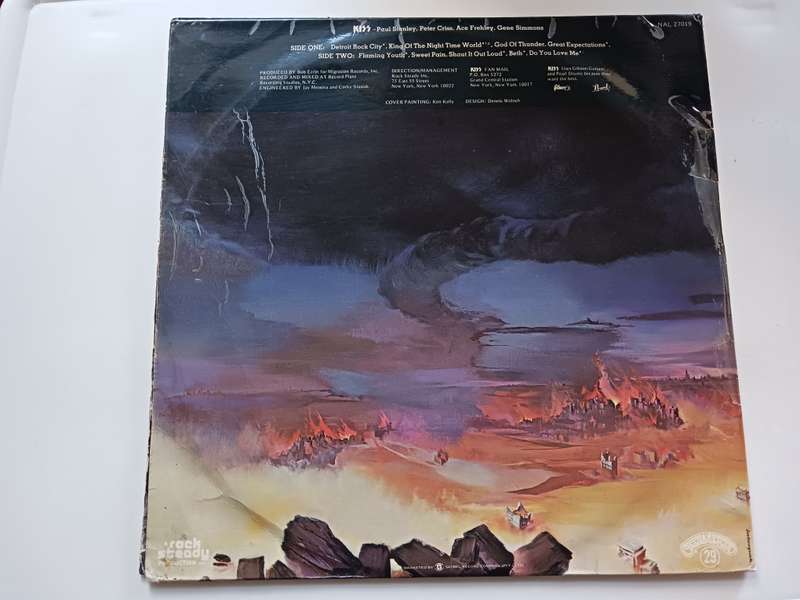 Kiss - Destroyer   ( scaece 1976 SA released LP )