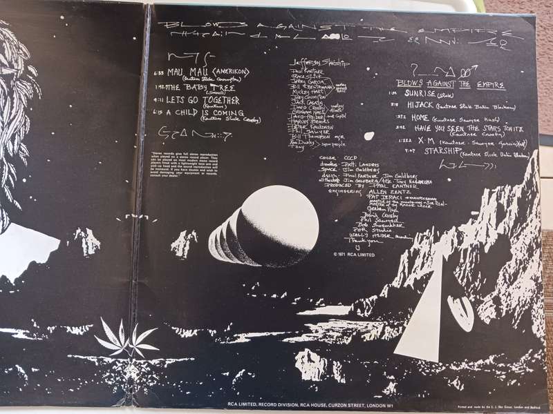 Paul Kantner /Jefferson Starship-Blows against the Empire (scarce 1971 UK released Psychedelic rock