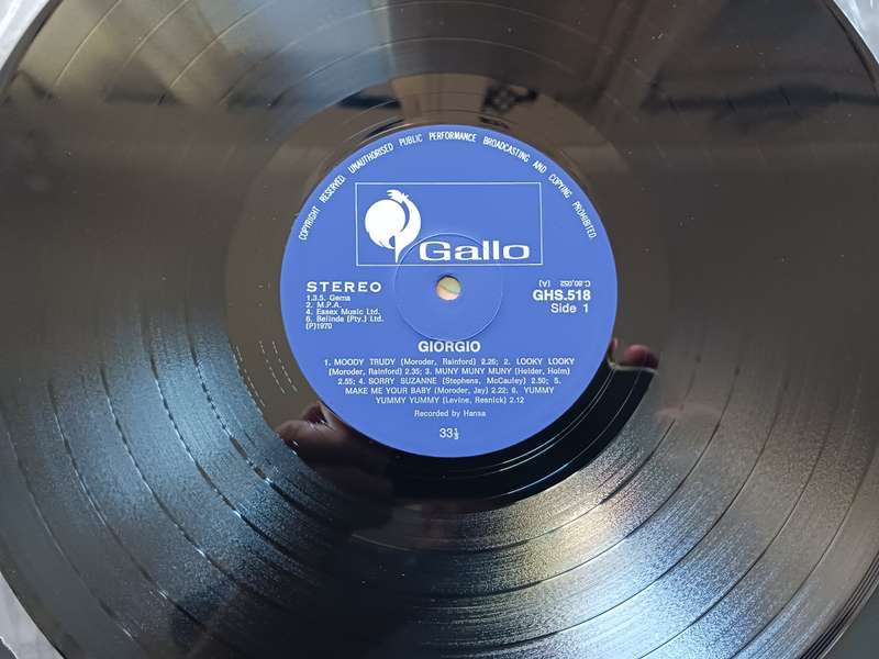 Giorgio* - That's Giorgio  ( Rare 1970 SA released NM LP )