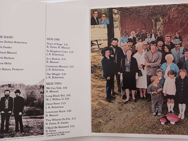 The Band - Music From The Big Pink  ( Limited Edition 2008 US released reissue,180g,gatefold LP )