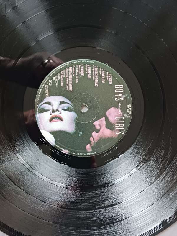 Bryan Ferry - Boy and Girls  ( 1985 UK released LP )