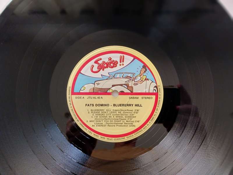 Fats Domino - Blueberry Hill  ( 1980 Belgium released NM LP )