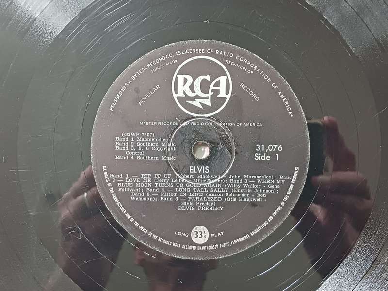 Elvis Presley - Elvis  ( Scare Misprint,1956 SA released LP )