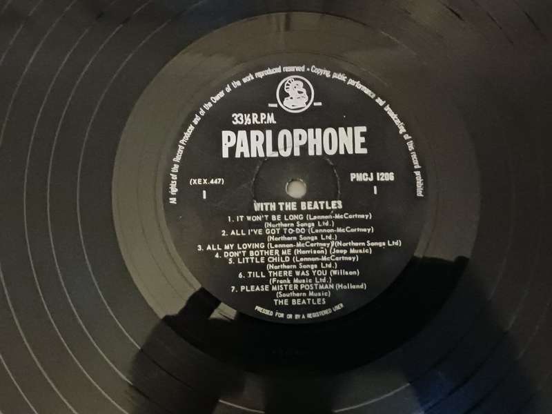 The Beatles - With The Beatles   ( Rare 1965  SA released reissue LP.)