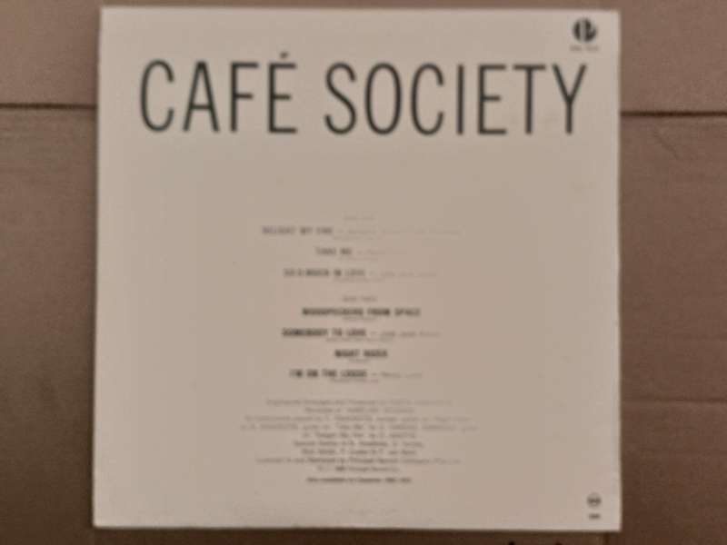 Cafe' Society - Relight My Fire  ( Scare 1985 SA released LP from a SA band.)