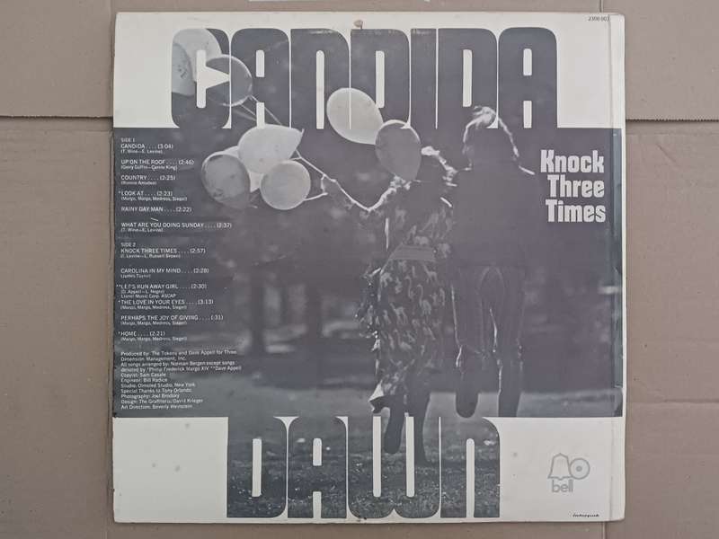 Dawn (5) - Candida  ( Rare 1972 SA released LP label Bell - 2308 003 )