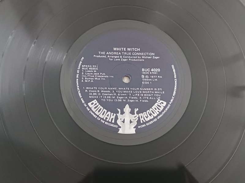Andrea True Connection - White Witch ( Rare 1977 SA released NM LP )