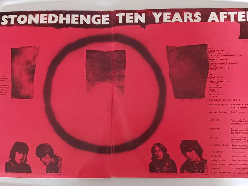 Ten Years After -  Stonedhenge   ( Rare 1969 SA released LP NM )