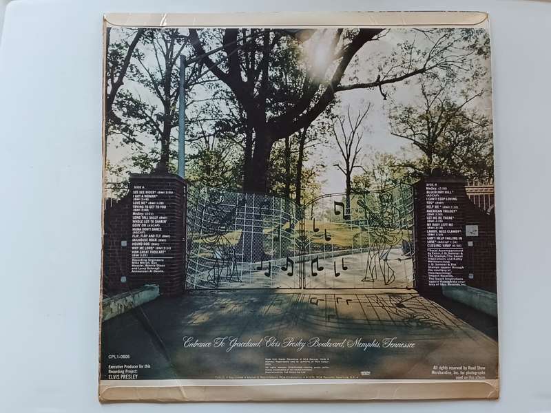 Elvis Presley  -  Recorded live on stage in Memphis  ( scarce 1974 SA released LP )