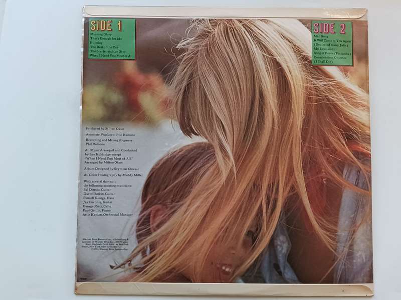 Mary Travers - Morning Glory  ( Rare 1972 SA pressed LP EX / EX )