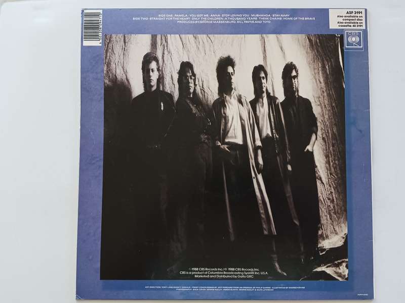 TOTO - The Seventh One  ( 1988 SA released LP EX / EX )